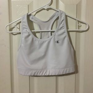 white champion sports bra